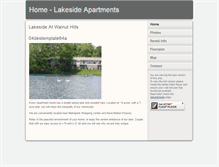 Tablet Screenshot of lakesideapts.org
