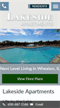 Mobile Screenshot of lakesideapts.net